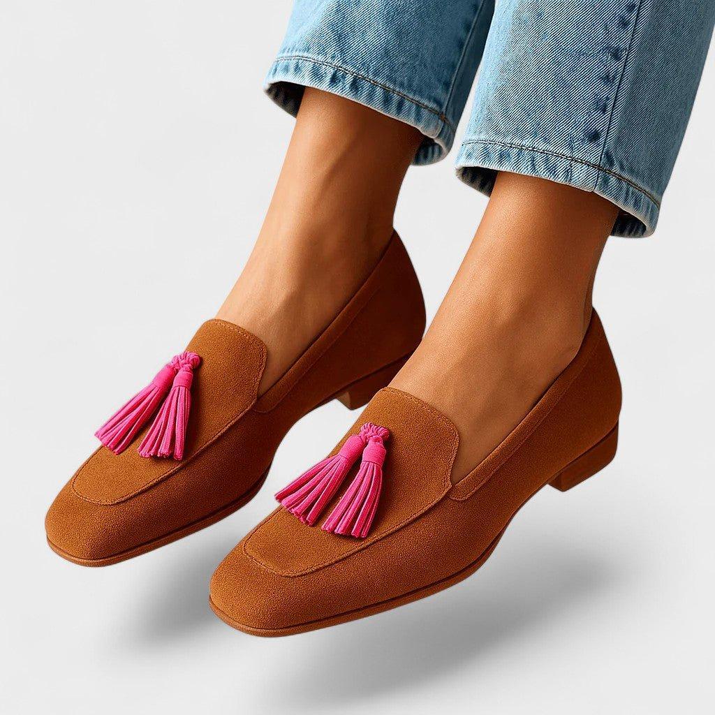 Solemarket | Rosa – Loafers i blødt ruskind med elegant finish