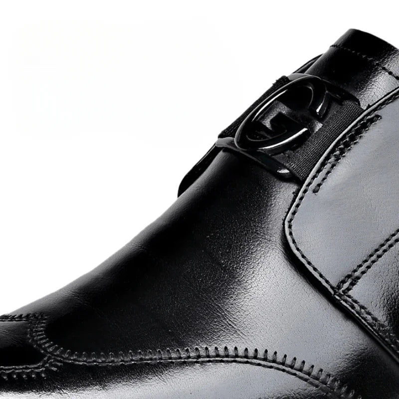 Solemarket | Klassiske Oxford-sko til mænd – luksus læder og spidstå