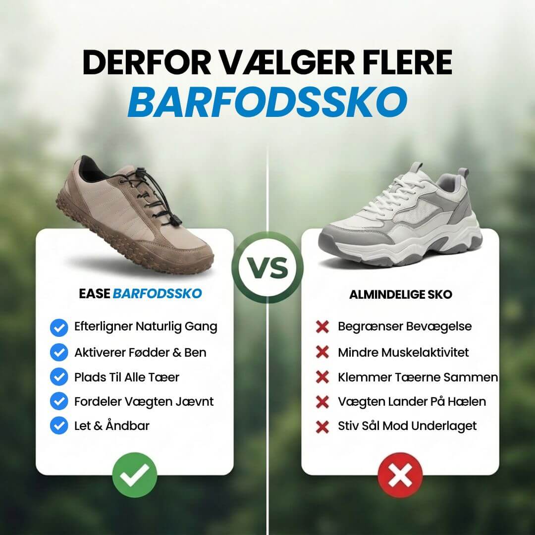 Solemarket | Ease – Barfodssko til hverdagen med naturlig pasform
