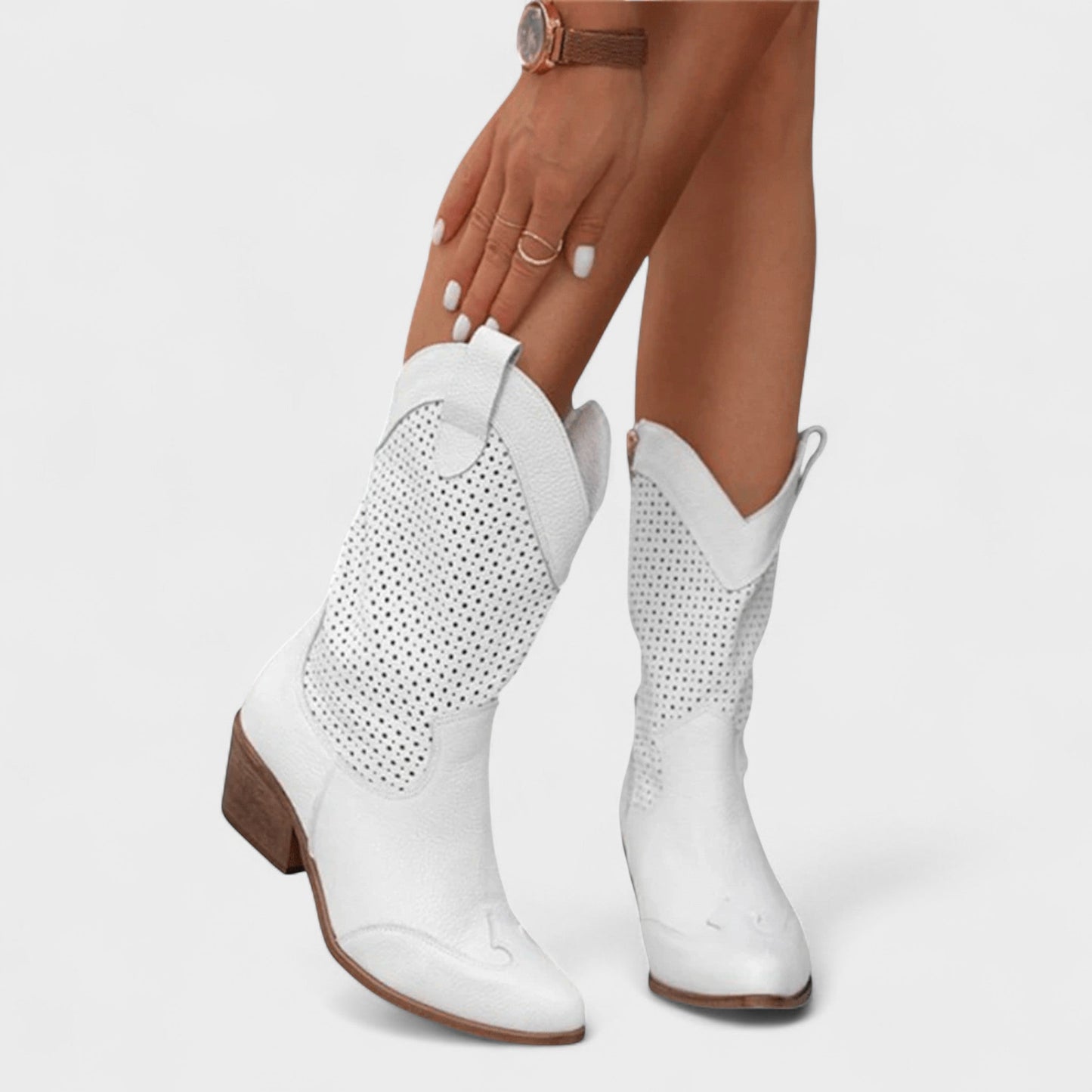 Solemarket | Anna – Cowboystøvler med klassisk vestlig stil