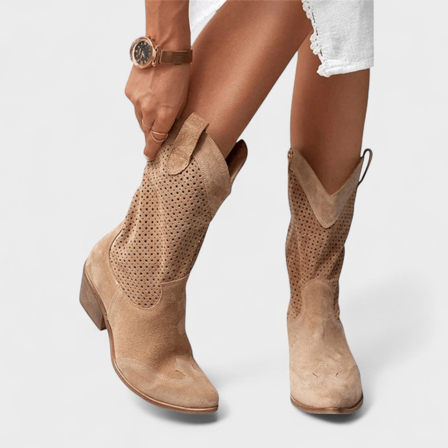 Solemarket | Anna – Cowboystøvler med klassisk vestlig stil