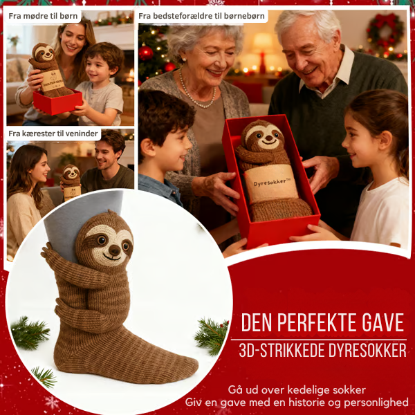 Solemarket | Bao – Sjove panda-sokker med sort-hvid design