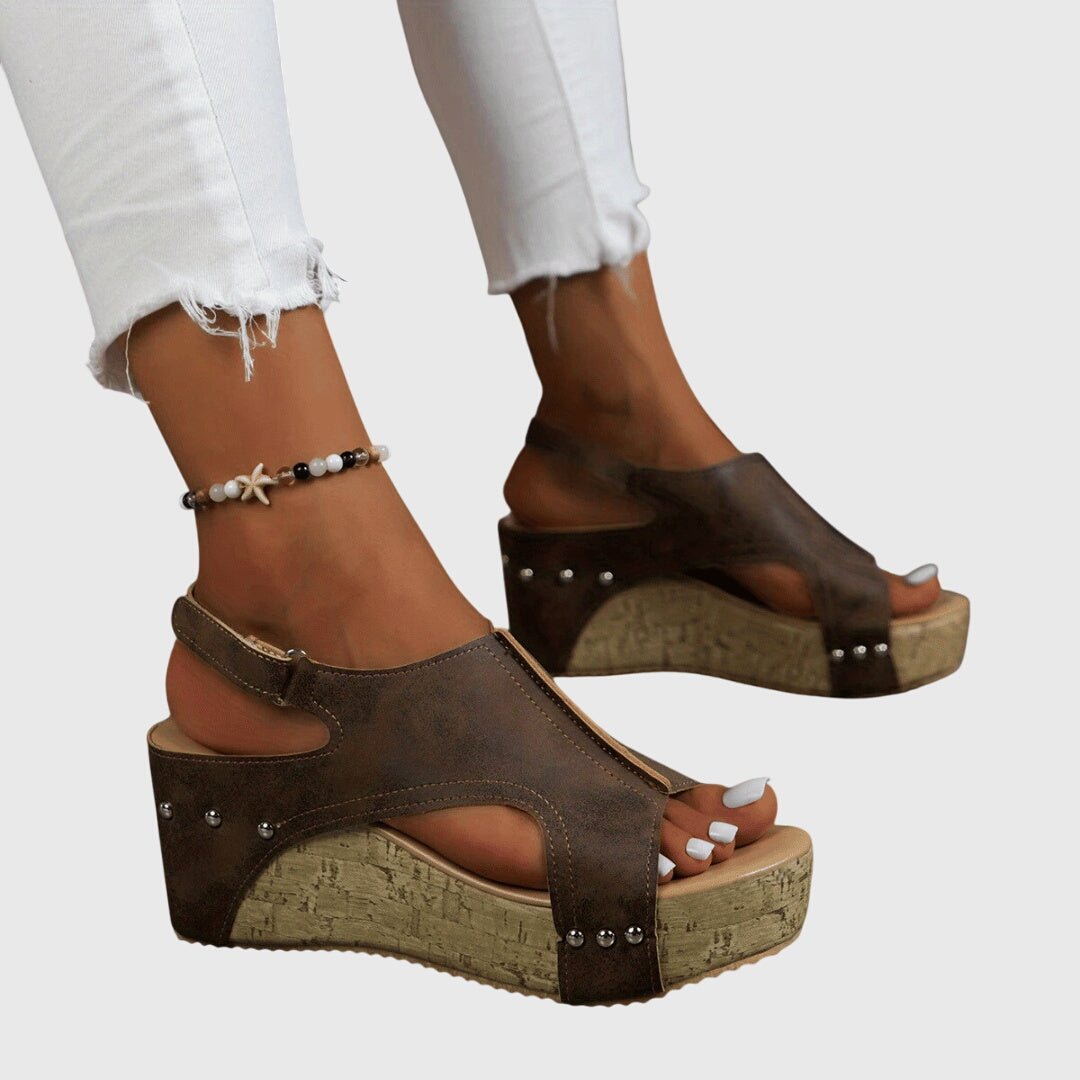 Solemarket | Birgitte – Ortopædiske sandaler med dobbelt rem