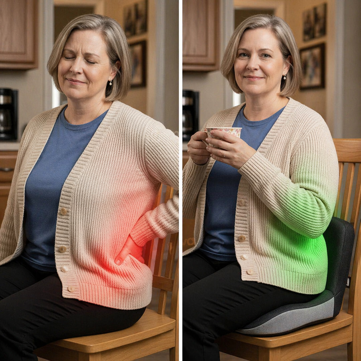 Solemarket | StøttePude – Ergonomisk siddepude til lindring af rygsmerte