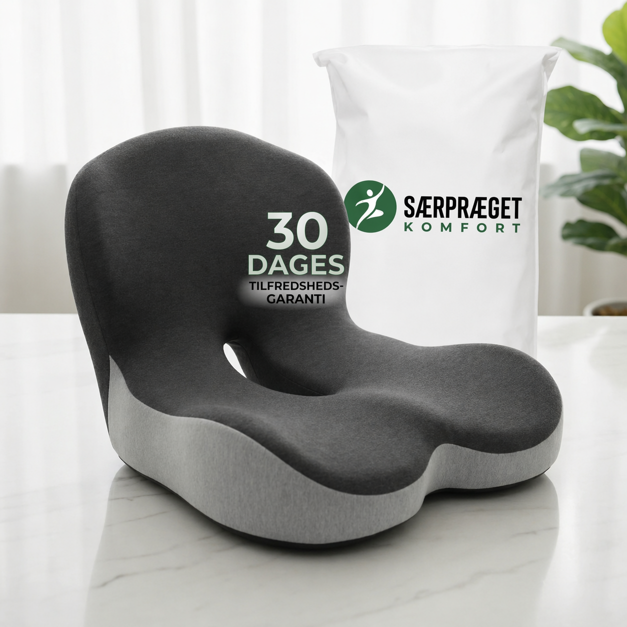 Solemarket | StøttePude – Ergonomisk siddepude til lindring af rygsmerte