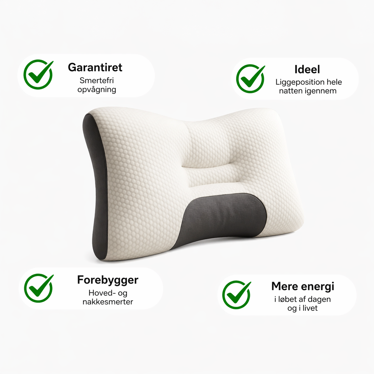 Solemarket |  NakkePude – Ergonomisk pude til bedre søvn og nakkestøtte