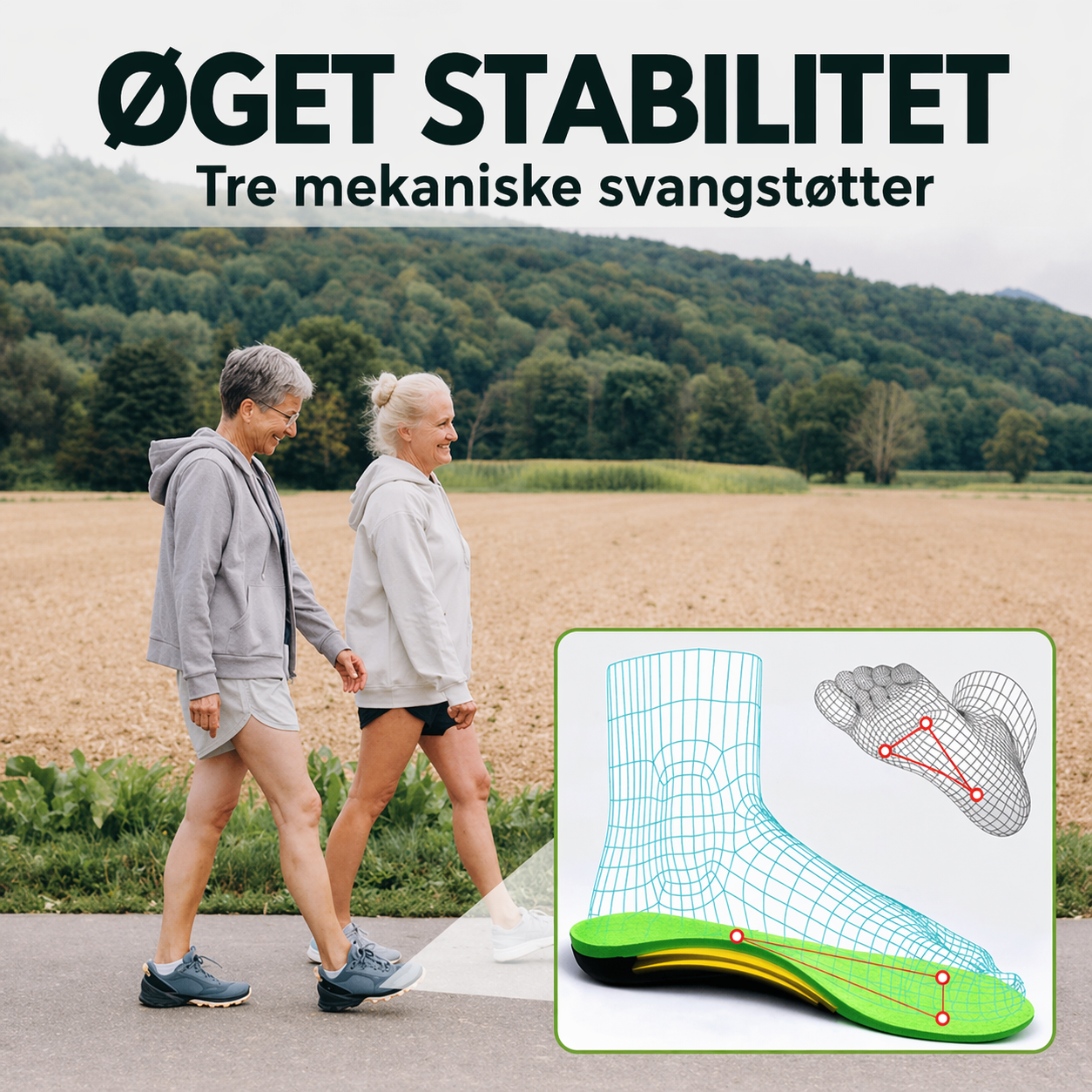 Solemarket | FodStøtte – Ortopædiske indlægssåler til fuld support