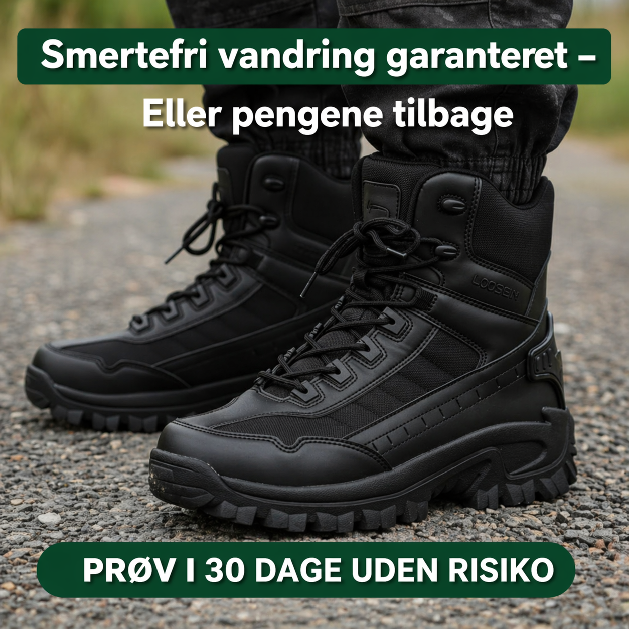 Solemarket | VandreSikker – Vandtækte sko med stabil støtte til vandring