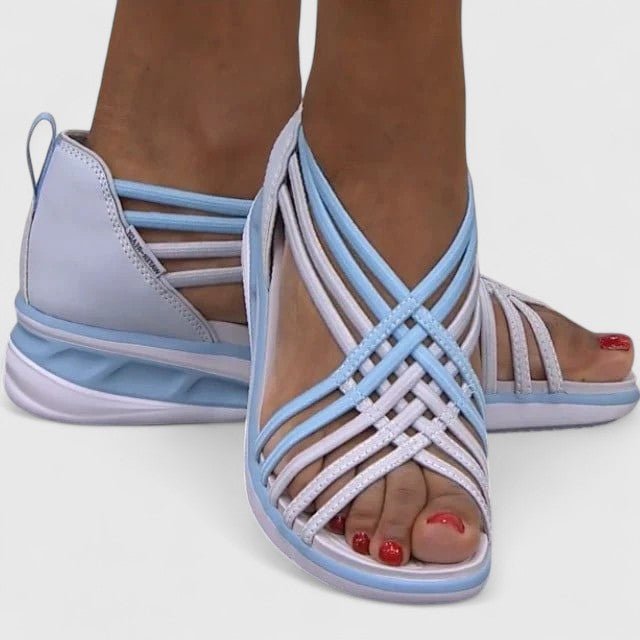 Solemarket | Theresa – Sandaler med kobberdetaljer og sofistikeret look
