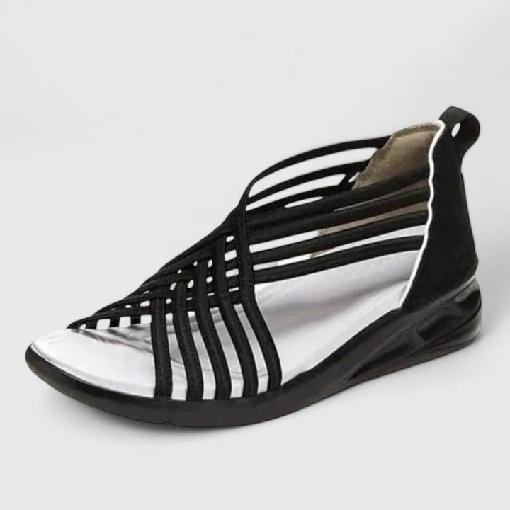 Solemarket | Theresa – Sandaler med kobberdetaljer og sofistikeret look