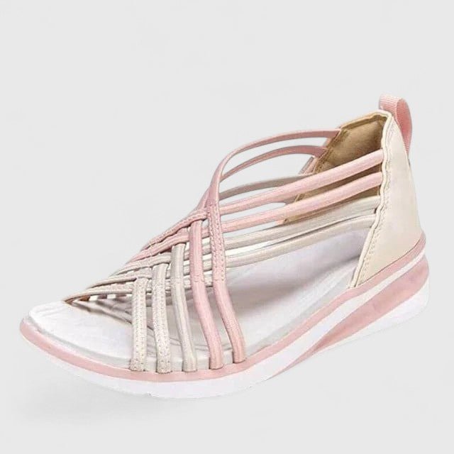 Solemarket | Theresa – Sandaler med kobberdetaljer og sofistikeret look