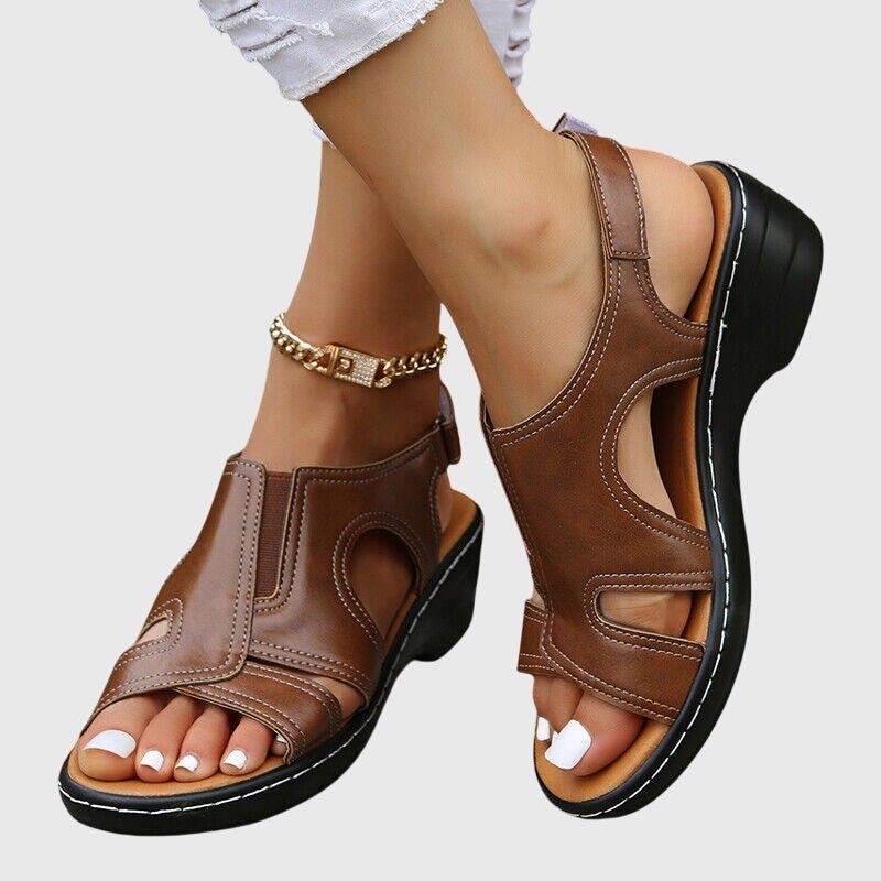 Solemarket | Ida – Sandaler med blondemønster og sommerlig stil