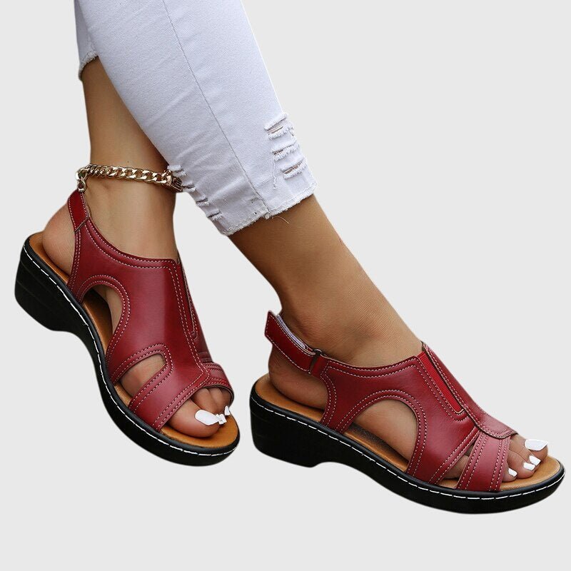 Solemarket | Ida – Sandaler med blondemønster og sommerlig stil