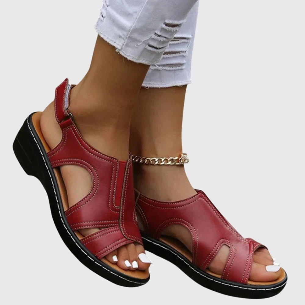 Solemarket | Ida – Sandaler med blondemønster og sommerlig stil