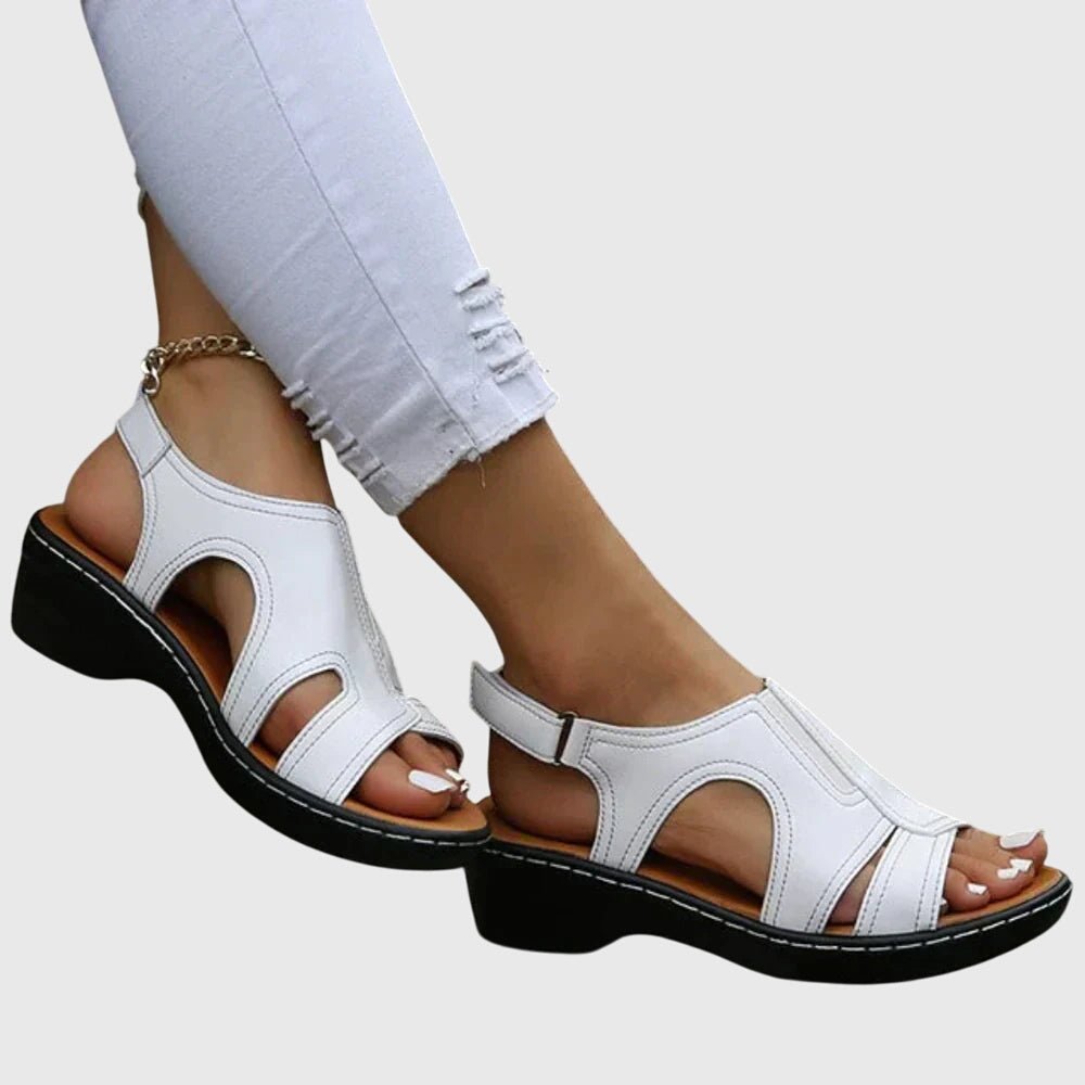 Solemarket | Ida – Sandaler med blondemønster og sommerlig stil