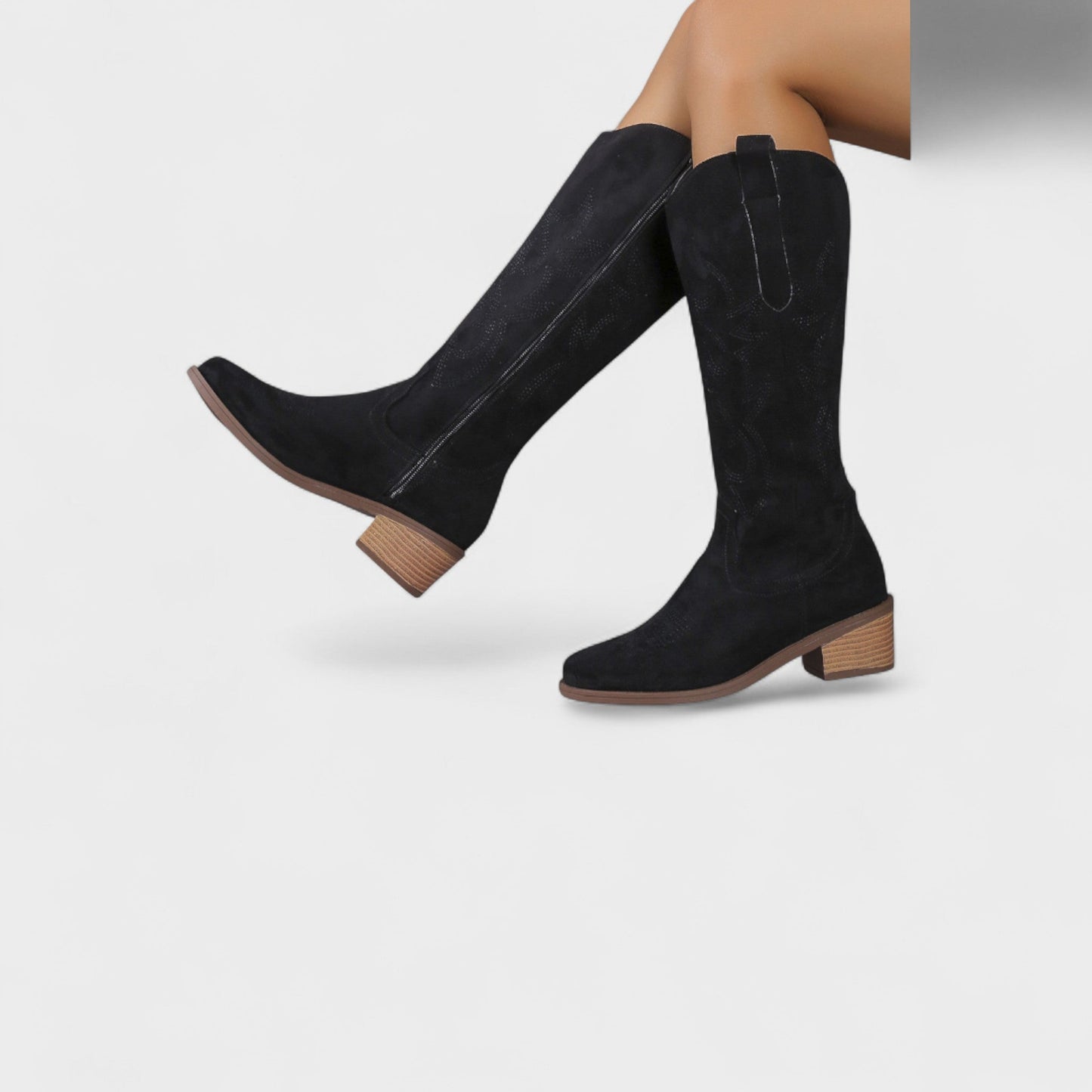 Solemarket | Elka – Westernstøvler med klassisk cowboy design