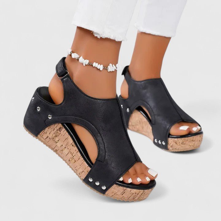 Solemarket | Emilie – Ortopædiske sandaler med bred rem og god støtte