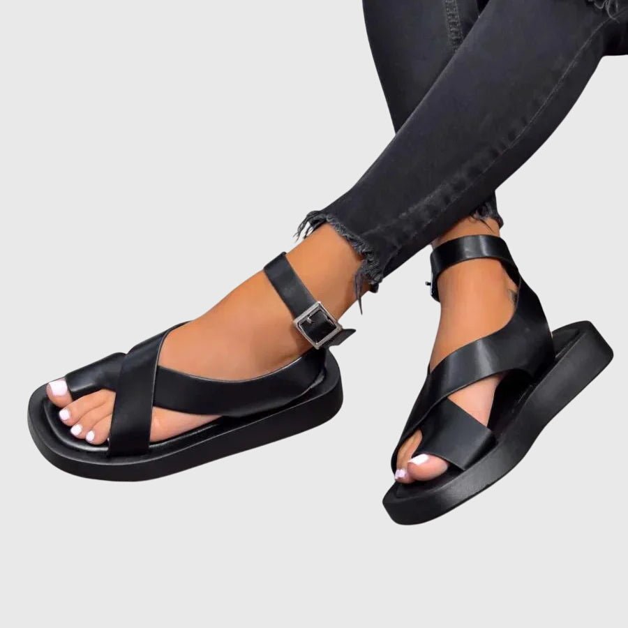 Solemarket | Vera – Sandaler med åben hæl og elegant rem