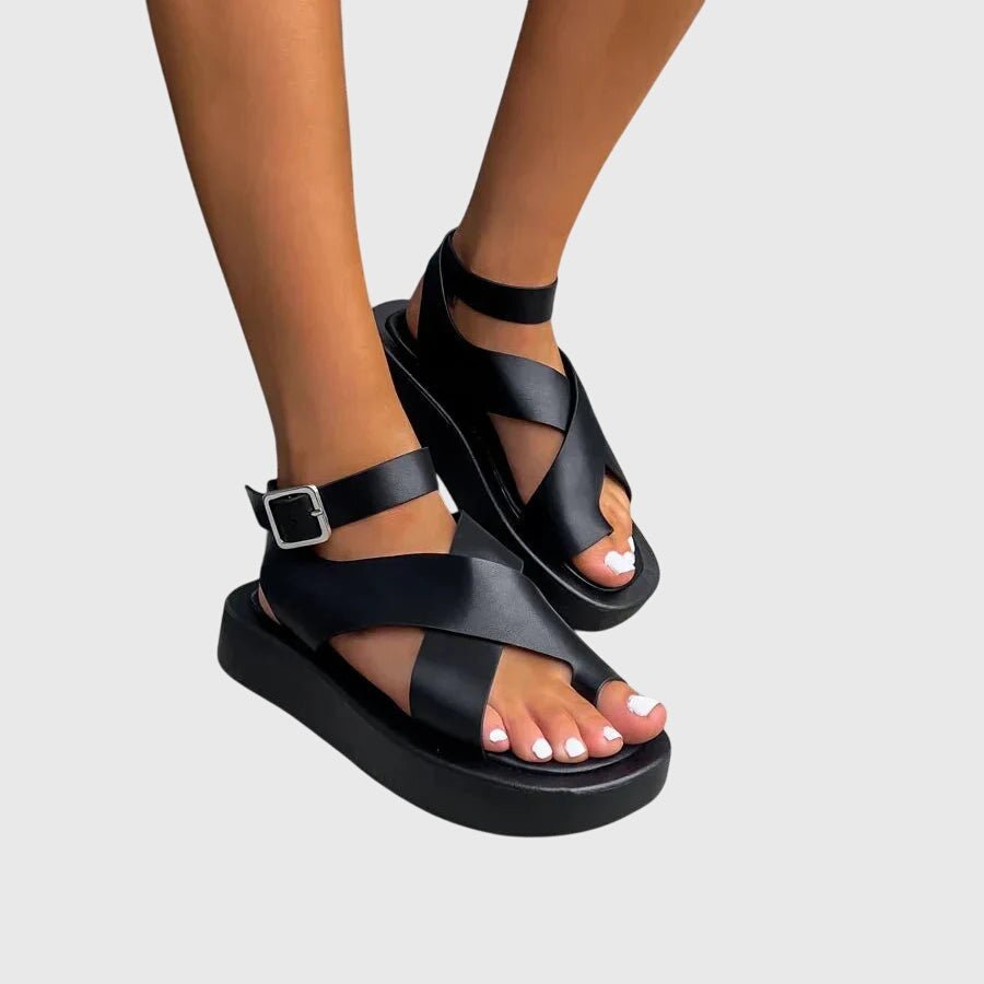 Solemarket | Vera – Sandaler med åben hæl og elegant rem