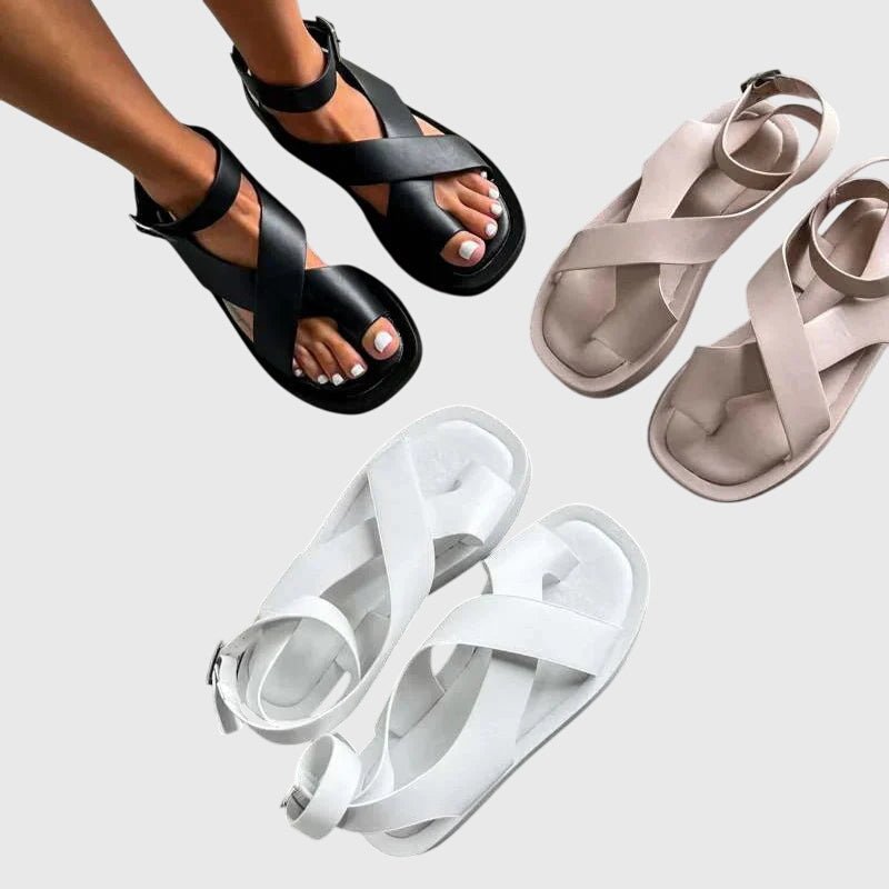 Solemarket | Vera – Sandaler med åben hæl og elegant rem