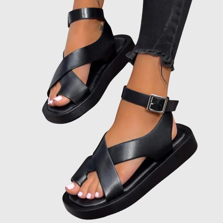 Solemarket | Vera – Sandaler med åben hæl og elegant rem