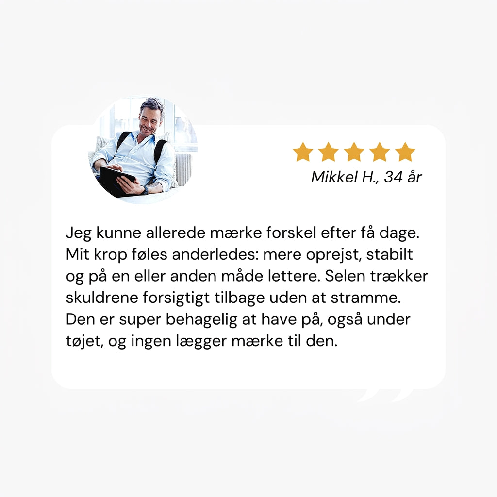 Solemarket |  RetRyg – Korrigerende rygbælte til daglig støtte