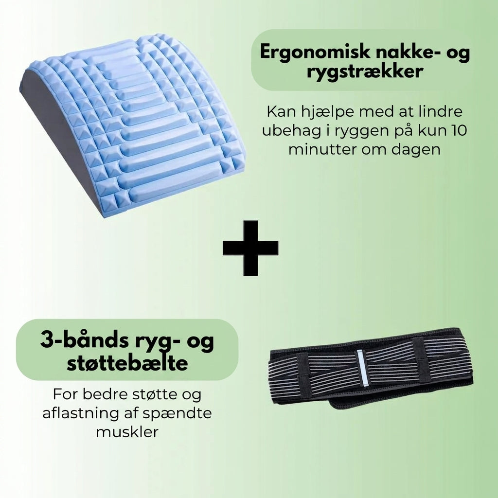 Solemarket | 3-Bånd Rygbælte – Maksimal støtte og smertelindring