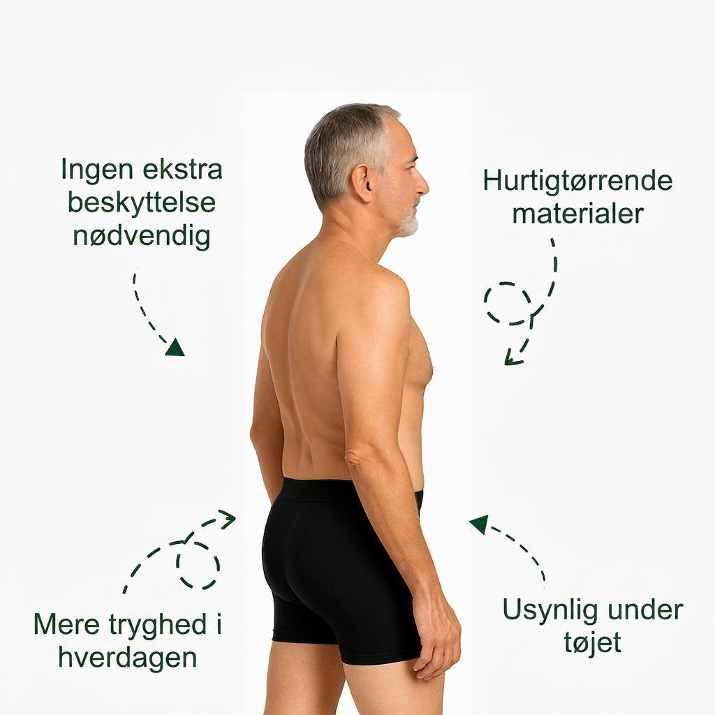 Solemarket | DryGuard – Inkontinens boxershorts til mænd