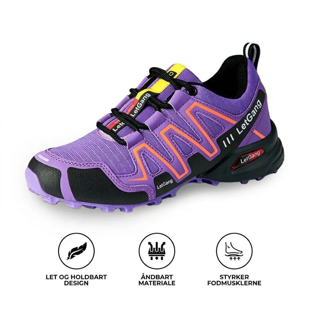 Solemarket | LetGang Lilla – Ergonomiske komfortsko i lilla