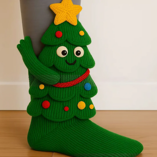 Solemarket | Gran – Sjove juletræ-sokker til julen