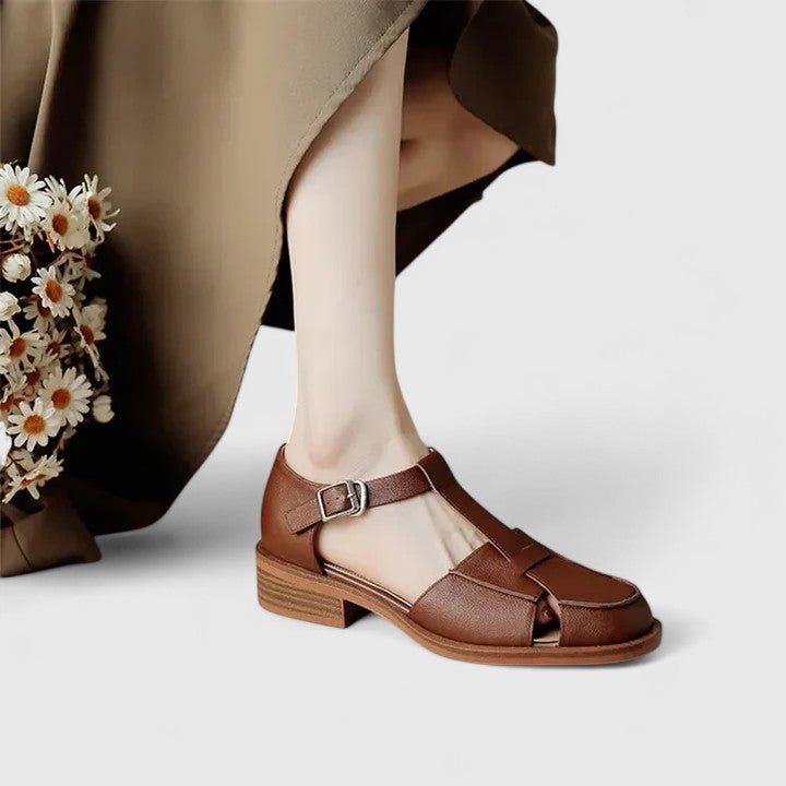 Solemarket | Inger – Mary Jane sko med ankelrem og komfort