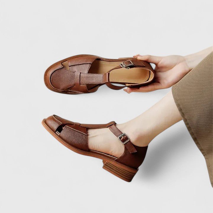 Solemarket | Inger – Mary Jane sko med ankelrem og komfort