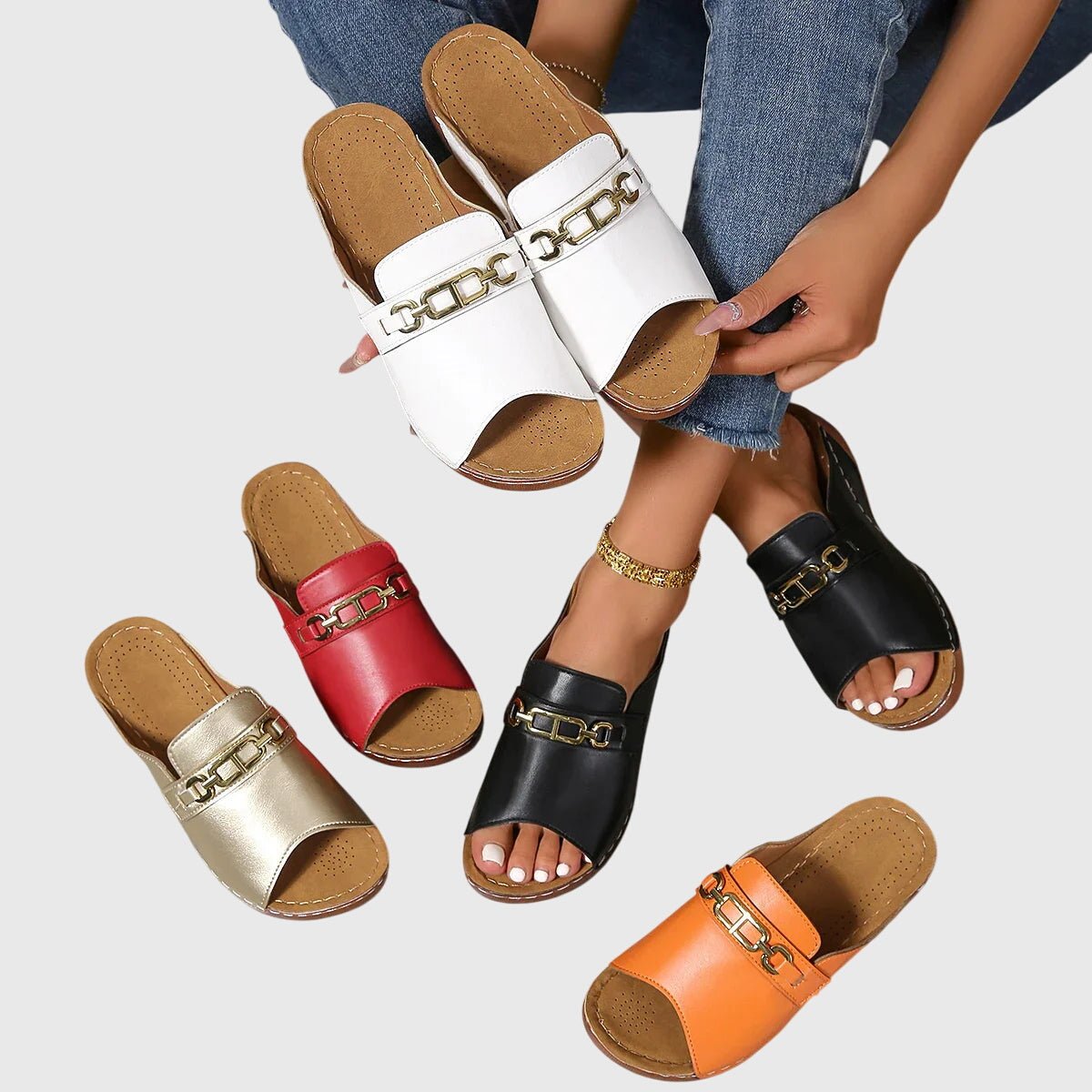 Solemarket | Camilla – Ortopædiske sandaler til hele dagen