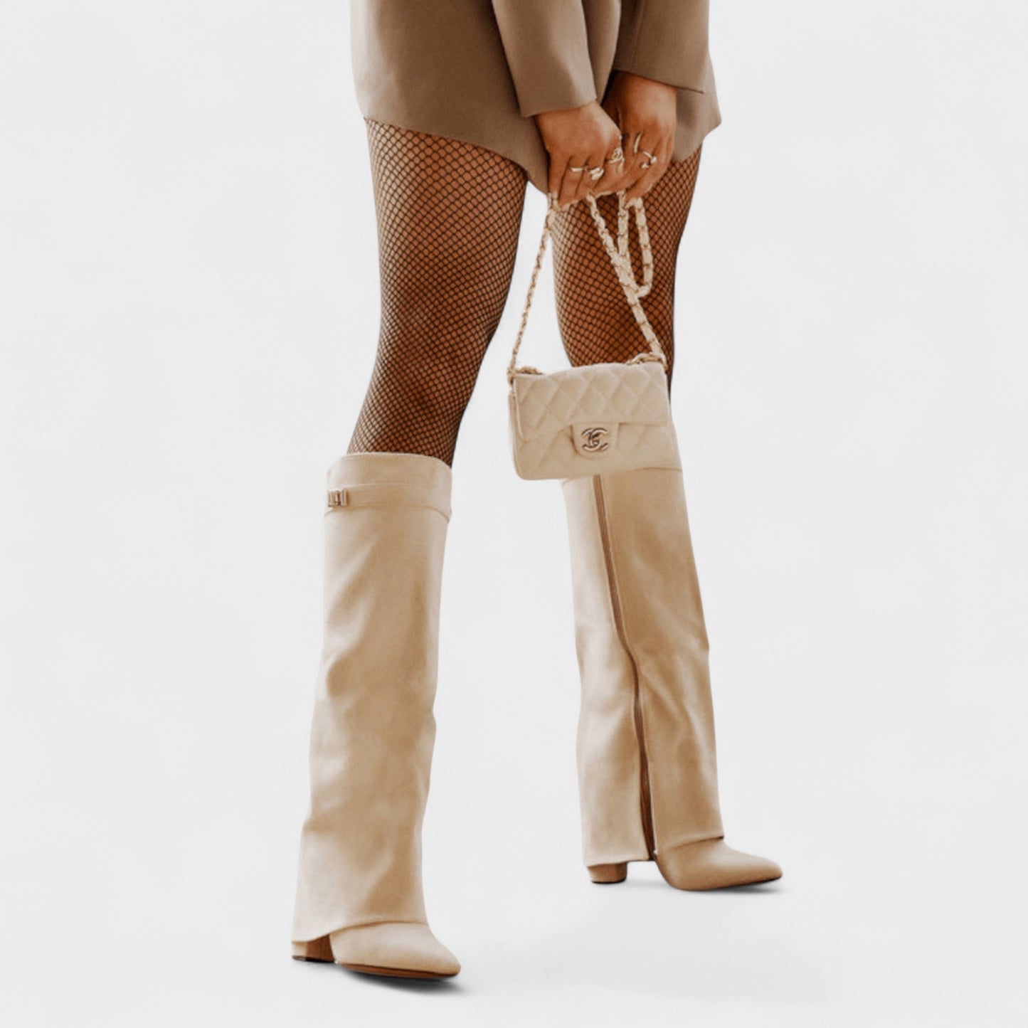 Solemarket | Lærke – Knæhøje støvler med elegant slim-fit design
