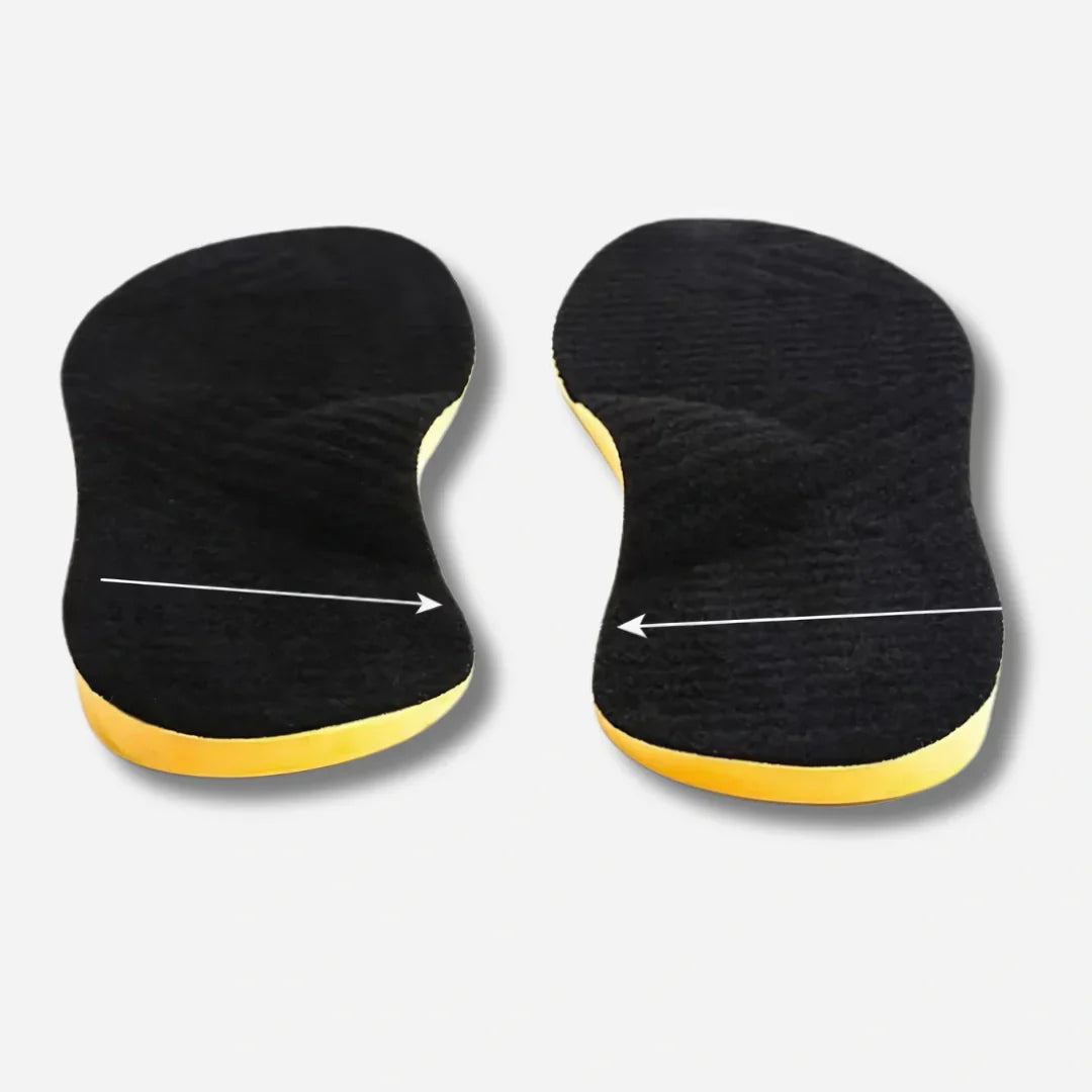 Solemarket | Korrigerende indlæg mod skævbelastning – supination og pronation