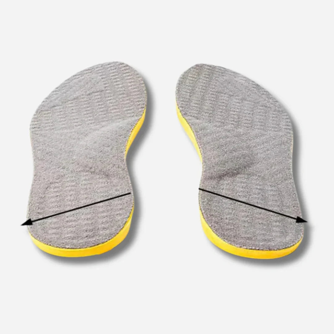 Solemarket | Korrigerende indlæg mod skævbelastning – supination og pronation