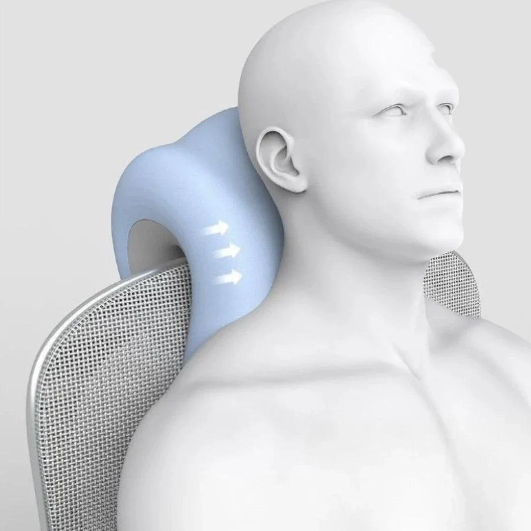 Solemarket | Ergonomisk nakkepude i hukommelsesskum til hvile og rejse