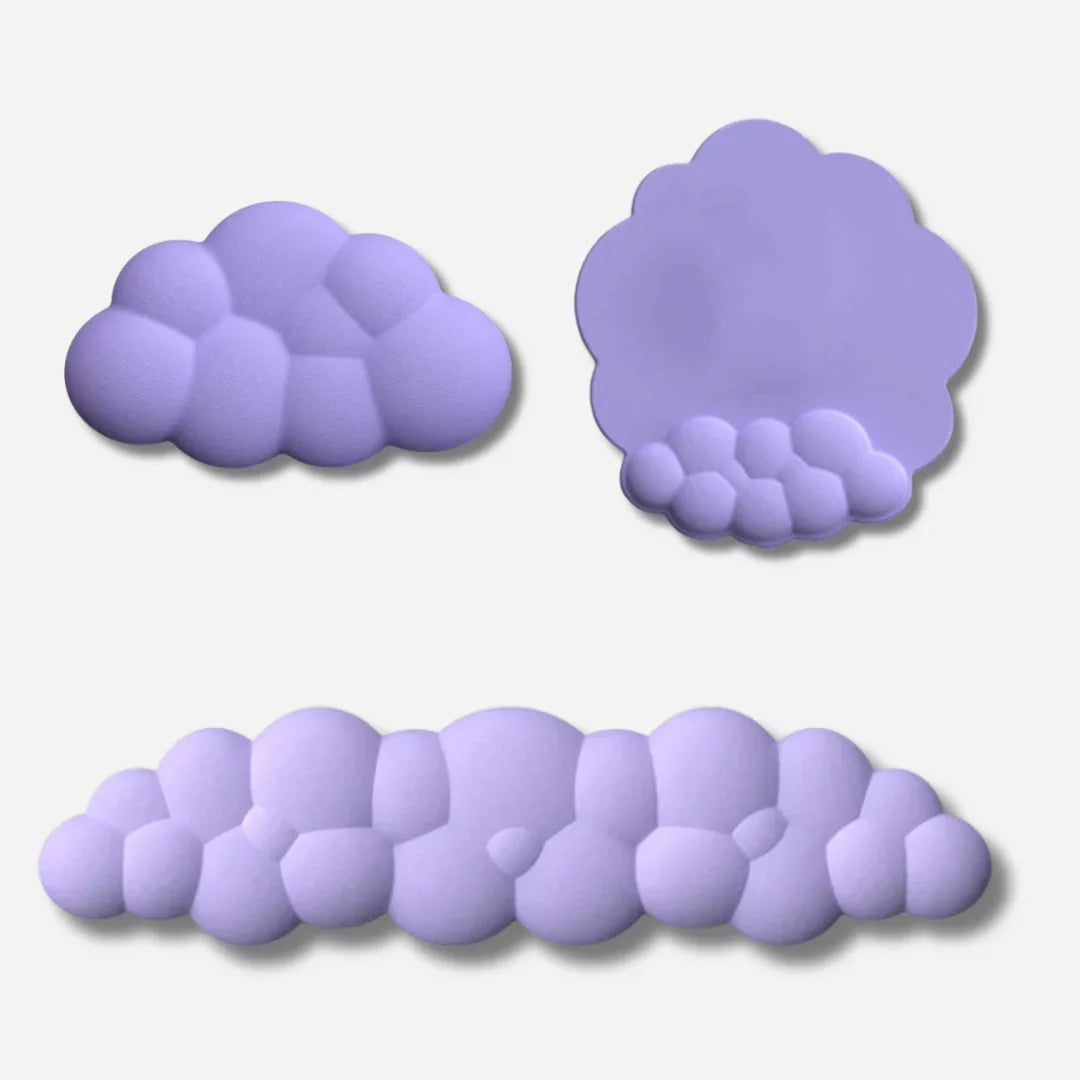 Solemarket | 3-delt ergonomisk skrivebordssæt med memory foam håndledsstøtte