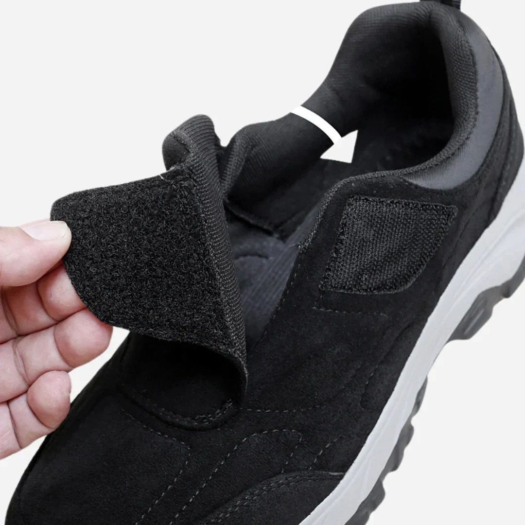 Solemarket | Diabetessneaker med kardborreluk – unisex bred pasform