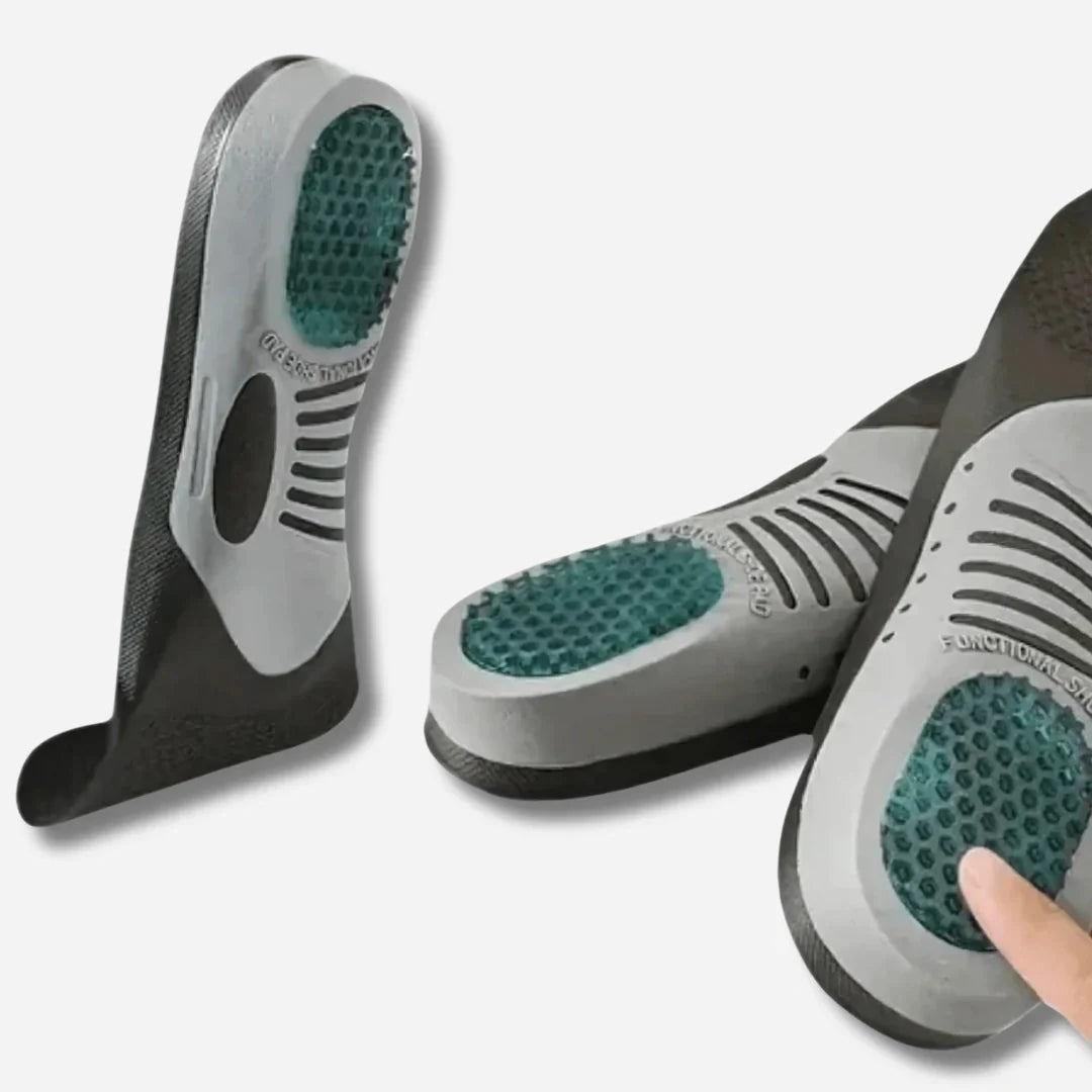 Solemarket | Ortopædiske indlæg med gel-hælpude og arch-support