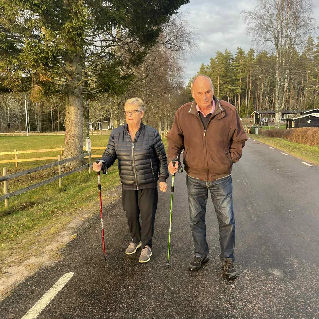 Solemarket | Sammenklappelige trekking-stave i letmetal til vandring