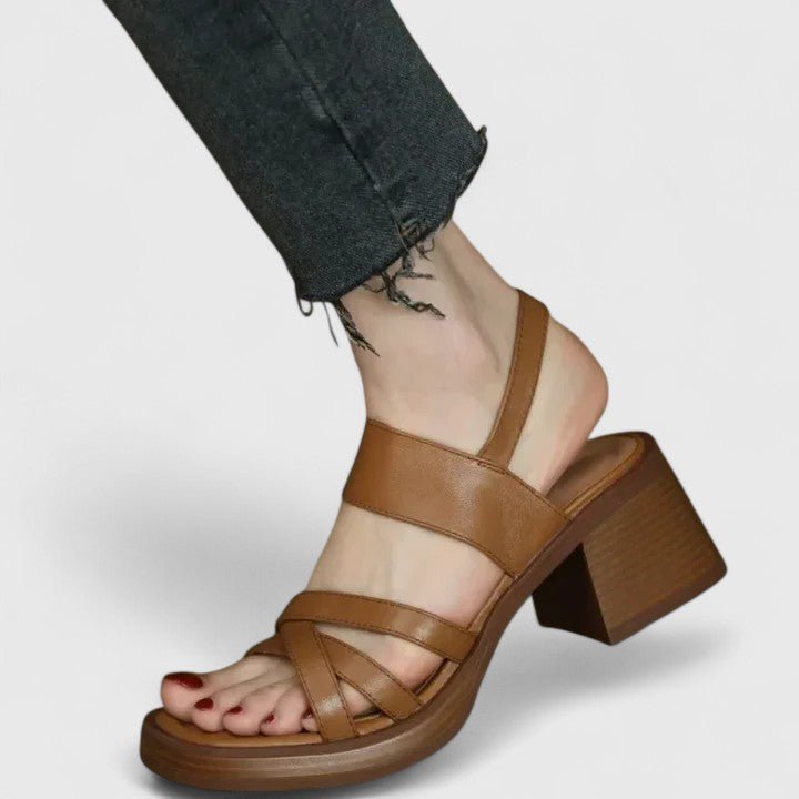 Solemarket | Grethe – Sandaler med lukket tå og åbent hæl