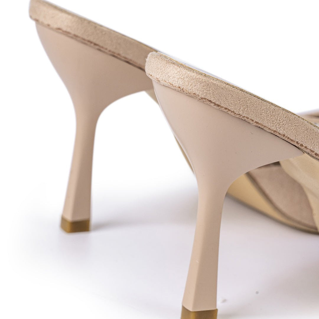 Solemarket | Mette – Strass-højhæle med glamourøst festdesign