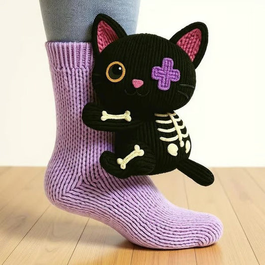 Solemarket | Mika – Sjove kat-sokker med sødt og charmerende design