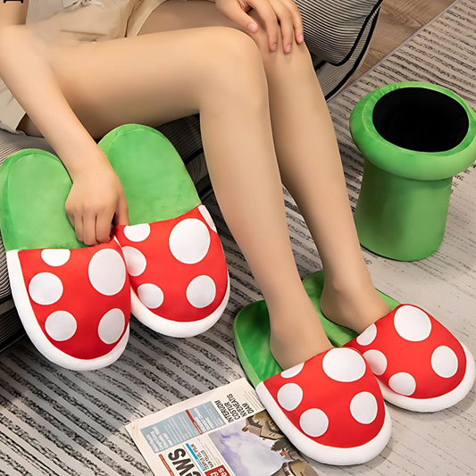 Solemarket | Hyggelige bløde svampeformede hjemmesko – unisex