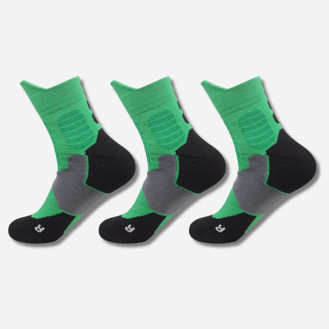 Solemarket | ErgiloFlow – Kompressionsstrømper 3-pak til sport og hverdagen