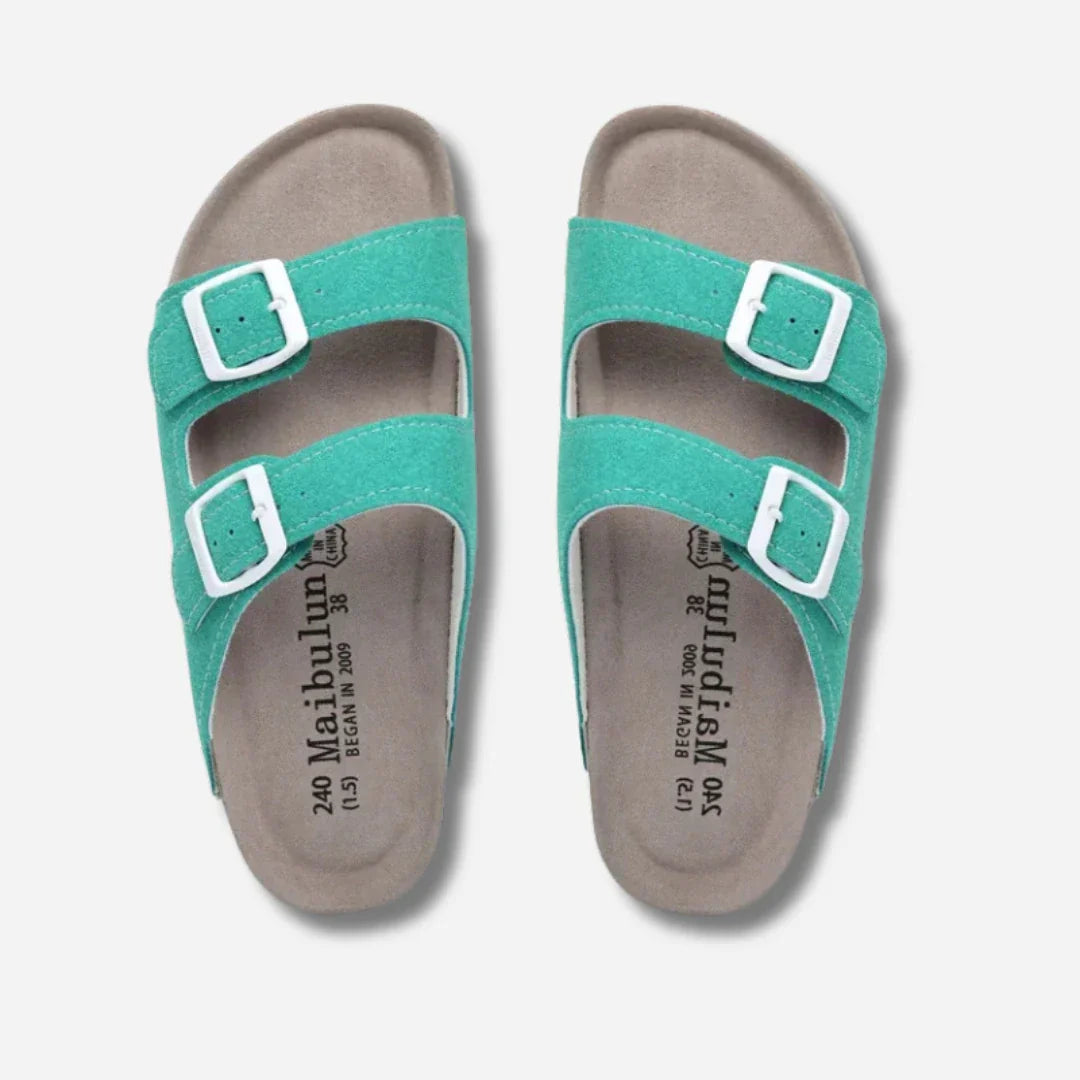 Solemarket | Lette flip-flop sandaler i sommerfarvede nuancer
