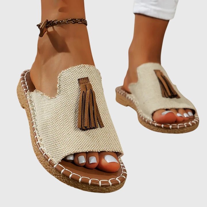 Solemarket | Nanna – Ortopædiske sandaler med blød hæl-kup