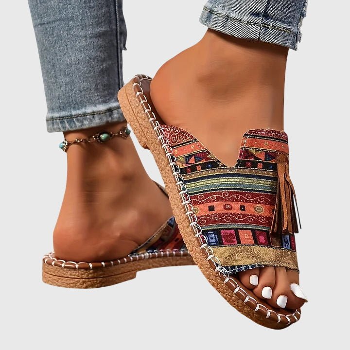 Solemarket | Nanna – Ortopædiske sandaler med blød hæl-kup