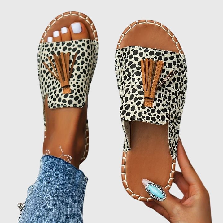 Solemarket | Nanna – Ortopædiske sandaler med blød hæl-kup